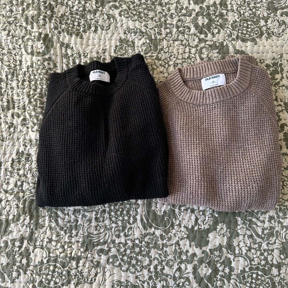 Two Old Navy Sweaters
